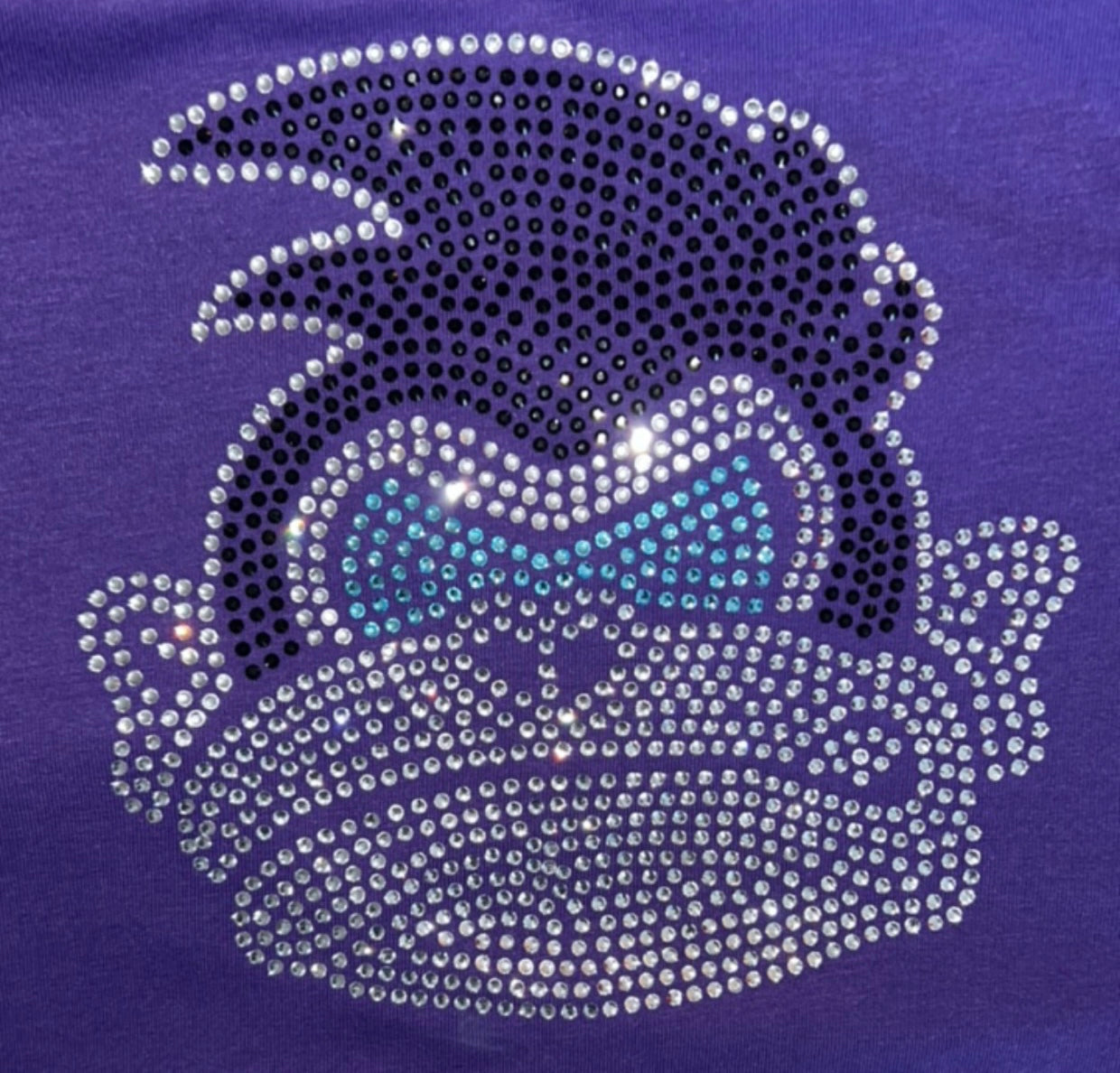 Gorilla Logo Rhinestones