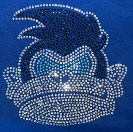 Gorilla Logo Rhinestones