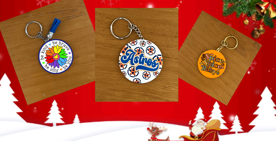 Custom Picture Vinyl Keychains
