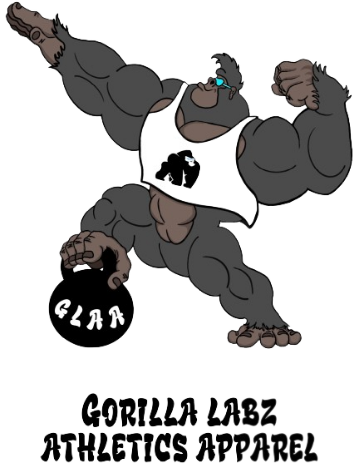 Bron: Gorilla Labz Athletics Apparel Logo