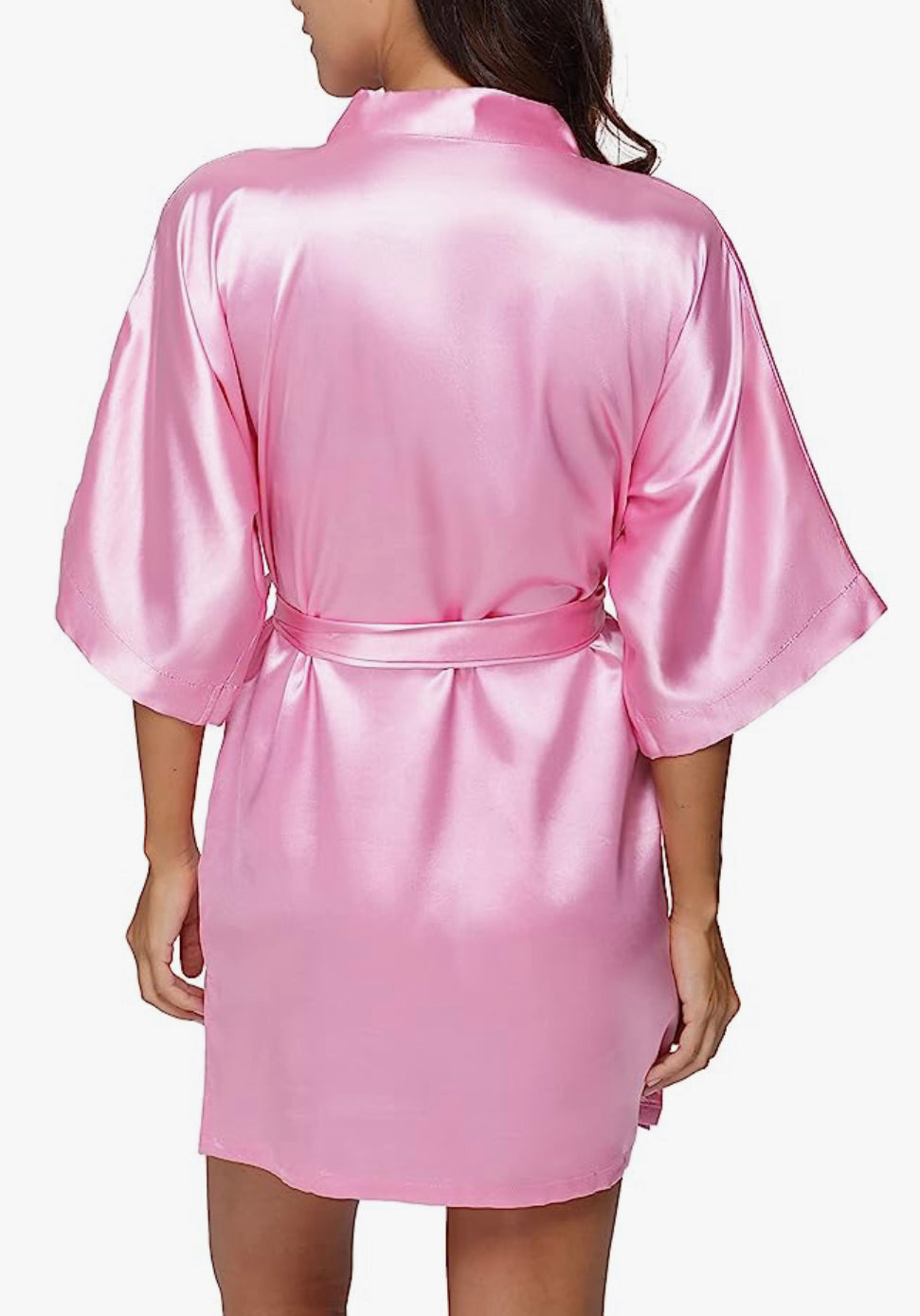 Custom Satin Robes with Glitter Heat Transfer Vinyl